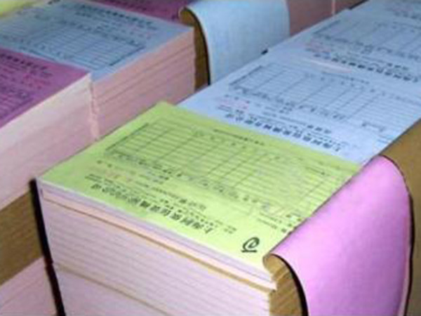 無碳復寫紙票據、不干膠